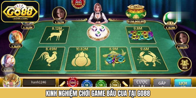 Bầu Cua - Đắm Chìm Các Ván Đấu Đầy Kịch Tính, Hấp Dẫn Go88 4 Bật mí mẹo hay khi tham gia vào bầu cua thắng lớn Go88