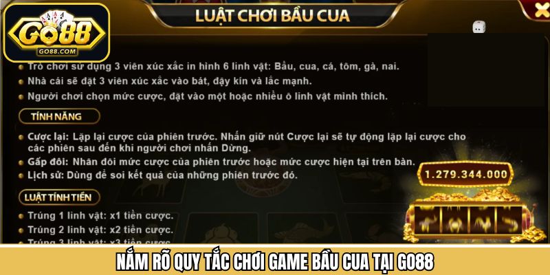 Bầu Cua - Đắm Chìm Các Ván Đấu Đầy Kịch Tính, Hấp Dẫn Go88 3 Quy luật khi tham gia vào game bầu cua dành cho hội viên