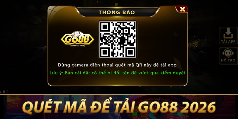 Quét mã QR để tải Go88 chính hãng 2026